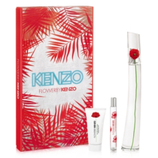 Kenzo Flower by Kenzo parfémovaná voda pro ženy 100 ml + tělové mléko 50 ml + parfémovaná voda 15 ml, dárková sada