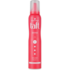 Taft Shine 4 zářivý lesk pěnové tužidlo na vlasy 200 ml
