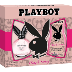 Playboy Play It Sexy toaletní voda pro ženy 40 ml + sprchový gel 250 ml, dárková sada