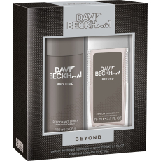 David Beckham Beyond parfémovaný deodorant sklo pro muže 75 ml + deodorant sprej 150 ml, kosmetická sada