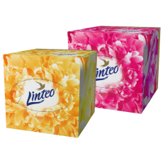 Linteo Premium papírové kapesníky 3 vrstvé 60 kusů bílé