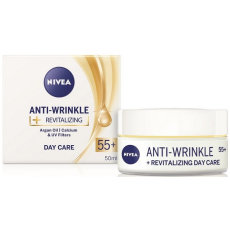 Nivea Anti-Wrinkle + Revitalizing 55+ Obnovující denní krém proti vráskám 50 ml