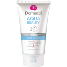 Dermacol Aqua Beauty 3v1 Face Cleansing Gel mycí gel na obličej 150 ml