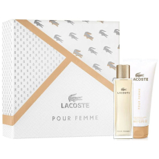Lacoste pour Femme parfémovaná voda 50 ml + tělové mléko 100 ml, dárková sada