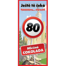 Bohemia Gifts Mléčná čokoláda Vše nejlepší 80, dárková 100 g