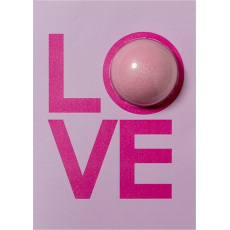 Bomb Cosmetics Love Card Šumivé přání s balistikem 40 g