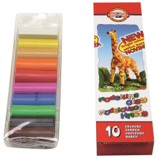 Koh-i-Noor Školní modelovací hmota Žirafa 10 barev po 20 g