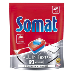 Somat All in 1 Extra tablety do myčky na nádobí 45 tablet 819g