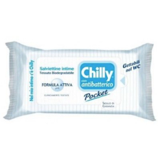Chilly Antibakteriální ubrousky na intimní hygienu 12 kusů