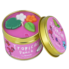 Bomb Cosmetics Tropický punč - Tropical Punch Vonná přírodní, ručně vyrobena svíčka v plechové dóze hoří až 35 hodin