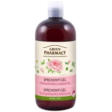 Green Pharmacy Pižmová růže a Zelený čaj sprchový gel 500 ml