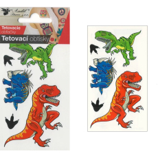 Tetovací obtisky barevné pro děti Dinosauři 10,5 x 6 cm