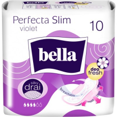 Bella Perfecta Slim Violet ultratenké hygienické vložky s křidélky 10 kusů