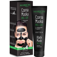 Marion Detox Black Peel-Off pleťová maska s aktivním uhlím 25 ml
