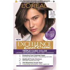 Loreal Paris Excellence Cool Creme barva na vlasy 5.11 Ultra popelavá světlá hnědá