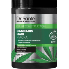 Dr. Santé Cannabis maska pro slabé a poškozené vlasy s konopným olejem 1 l