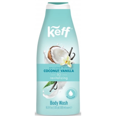 Keff Vanilka & Kokos mycí krém na tělo 500 ml