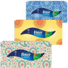 Velvet Classic hygienické kapesníky 2 vrstvé 150 kusů