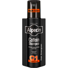 Alpecin Coffein C1 Black Edition kofeinový šampon zpomaluje vypadávání vlasů a posiluje vlasové kořínky 250 ml