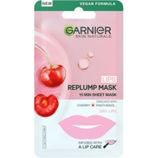 Garnier Skin Naturals Replump Mask vyplňující textilní maska na rty 5 g