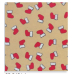 Zoewie Dárkový balicí papír 70 x 150 cm Vánoční Simply The Best přírodní vánoční ponožka