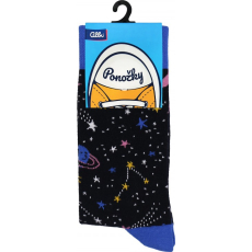 Albi Barevné ponožky univerzální velikost Vesmír 1 pár