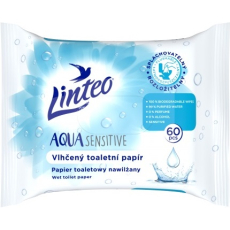 Linteo Aqua Sensitive vlhčený toaletní papír 60 kusů
