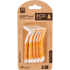 Soft Dent Eco mezizubní kartáček zahnutý XS 0,4 mm 10 kusů