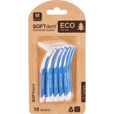 Soft Dent Eco mezizubní kartáček zahnutý M 0,6 mm 10 kusů