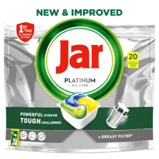 Jar Platinum All in One Lemon kapsle do myčky nádobí 20 kusů
