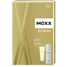 Mexx Woman parfémovaný deodorant sklo 75 ml + sprchový gel 50 ml, kosmetická sada pro ženy