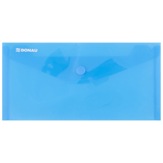 Donau průhledná modrá obálka s drukem DL, PP 220 x 110 mm 1 kus