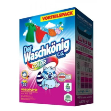 WaschKönig Color prací prášek na praní barevného prádla 55 dávek 3,575 kg