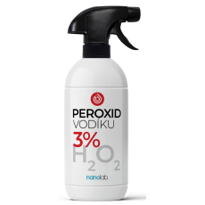Nanolab Peroxid vodíku 3% do domácnosti 500 ml rozprašovač