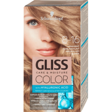 Schwarzkopf Gliss Color barva na vlasy 8-16 Přirozený popelavě plavý 2 x 60 ml