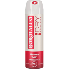 Borotalco Men Dry Amber Scent deodorant sprej pro muže 150 ml