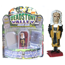 EP Line Deadstone Valley Zombie sběratelská figurka, soudce Joachim Wigg s vlastní rakví a náhrobkem