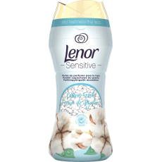 Lenor Sensitive Cotton Fresh vůně čisté bavlny vonné perličky do bubnu pračky 210 g