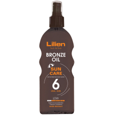 Lilien Sun Active Bronze Oil SPF6 voděodolný olej na opalování 200 ml