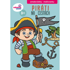 Ditipo Zábavné učení omalovánky Piráti na cestách 16 stran 147 x 210 mm