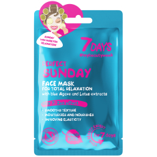 7Days Perfect Sunday textilní pleťová maska pro všechny typy pleti 28 g
