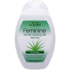Beauty Formulas Feminine Soothing intimní mycí gel s aloe vera 250 ml
