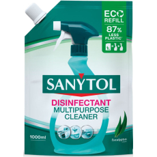Sanytol Eukalyptus dezinfekční univerzální čisticí prostředek 1 l náhradní náplň