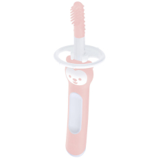 Mam Massaging Brush zubní kartáček 3+ měsíců Růžový