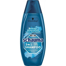 Schauma Men Sea Minerals 3v1 šampon na vlasy, tvář i tělo pro muže 400 ml