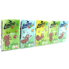Linteo Kids Mravenec mini papírové kapesníky 3 vrstvé 10 x 10 kusů