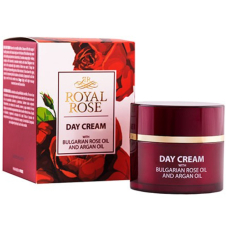 Royal Rose denní krém s růžovým a arganovým olejem pro všechny typy pleti 50 ml