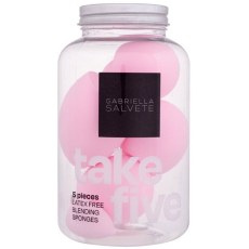 Gabriella Salvete Take Five měkká houbička pro pohodlnou aplikaci make-upu růžová 5 kusů