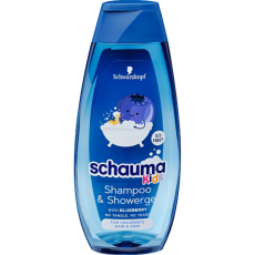 Schauma Blueberry - Borůvky 2v1 šampon na vlasy a sprchový gel pro děti 400 ml