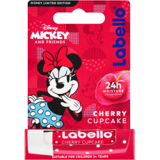 Labello Cherry Cupcake Minnie Disney balzám na rty pro děti 4,8 g, věk 3+